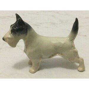 METZLER ORTLOFF GERMANY SCOTTISH TERRIER SCOTTY DOG Figurine Marked
